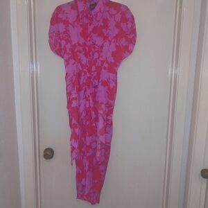 DO+BE Pink and Purple Floral Dress